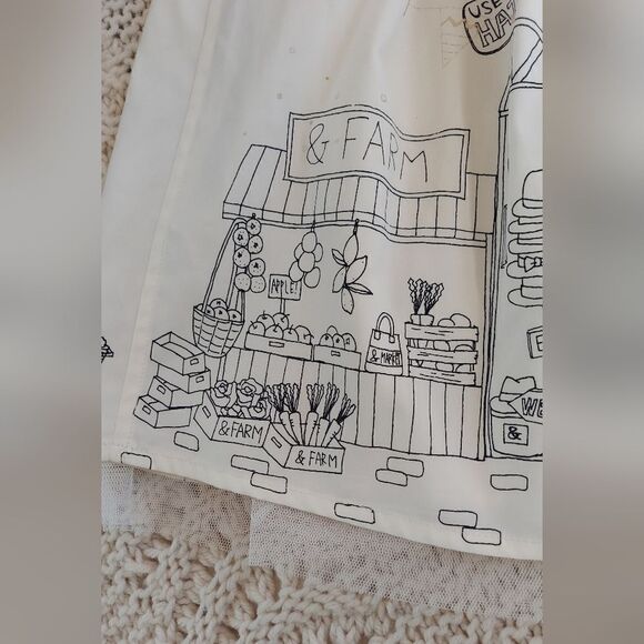 Rivet & Surge Graphic Tulle Skirt + Reversible Skirt +Japanese + Size see below - Picture 13 of 16